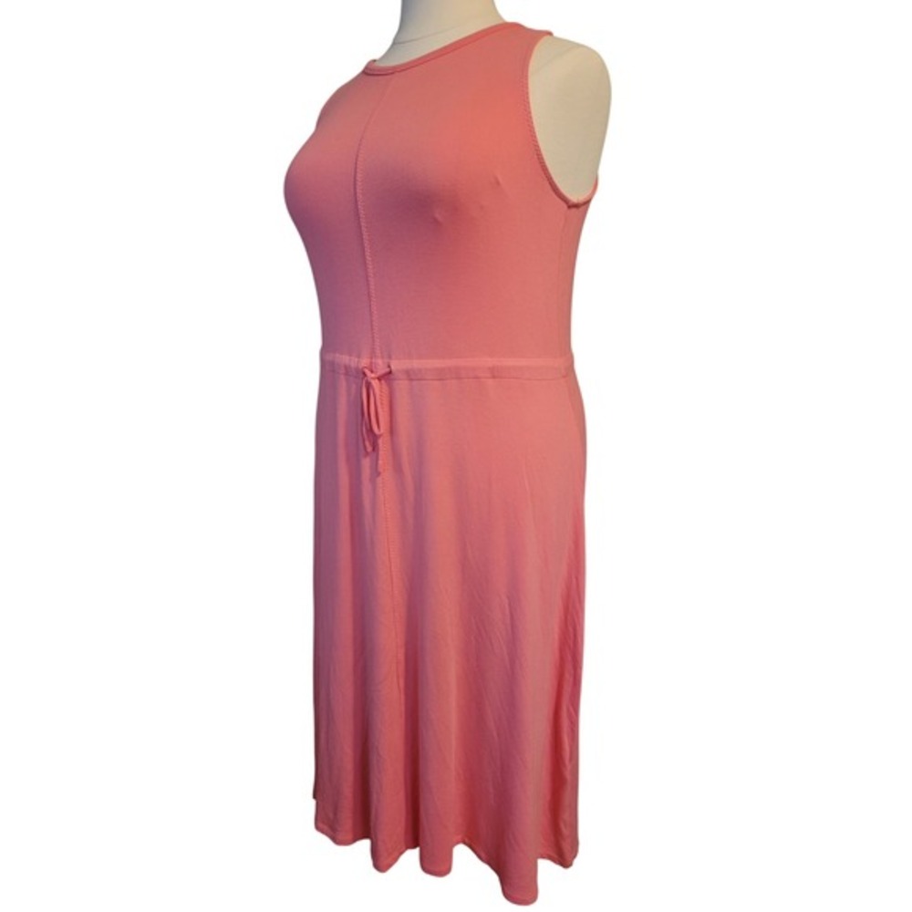 The Limited Womens Pink Sleeveless Drawstring‎ Waist Midi Dress XL LLD0062S - Picture 4 of 10